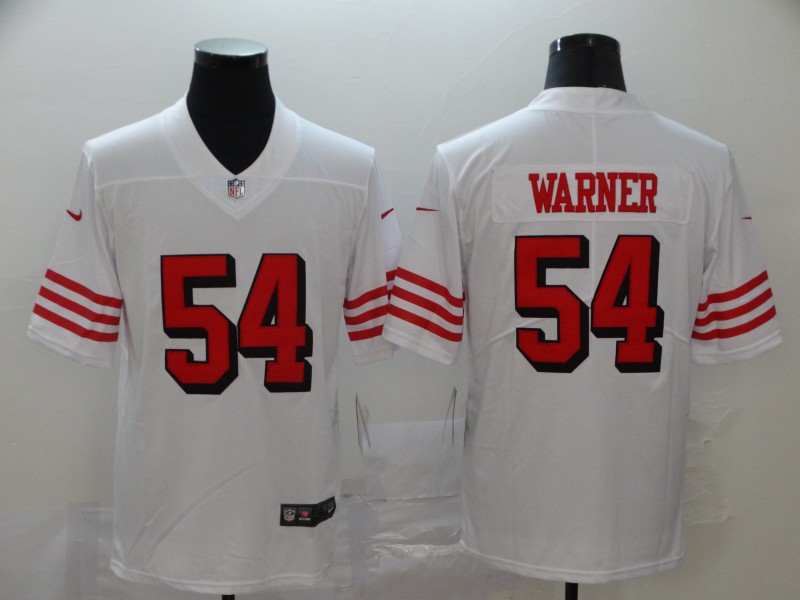 Men's San Francisco 49ers White #54 Fred Warner Vapor Untouchable Limited Stitched Jersey